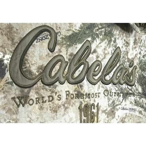 Cabela’s 1961 Hoodie 2XL Men’s Pullover Zonz Western Sweatshirt Embroidered - Picture 3 of 13